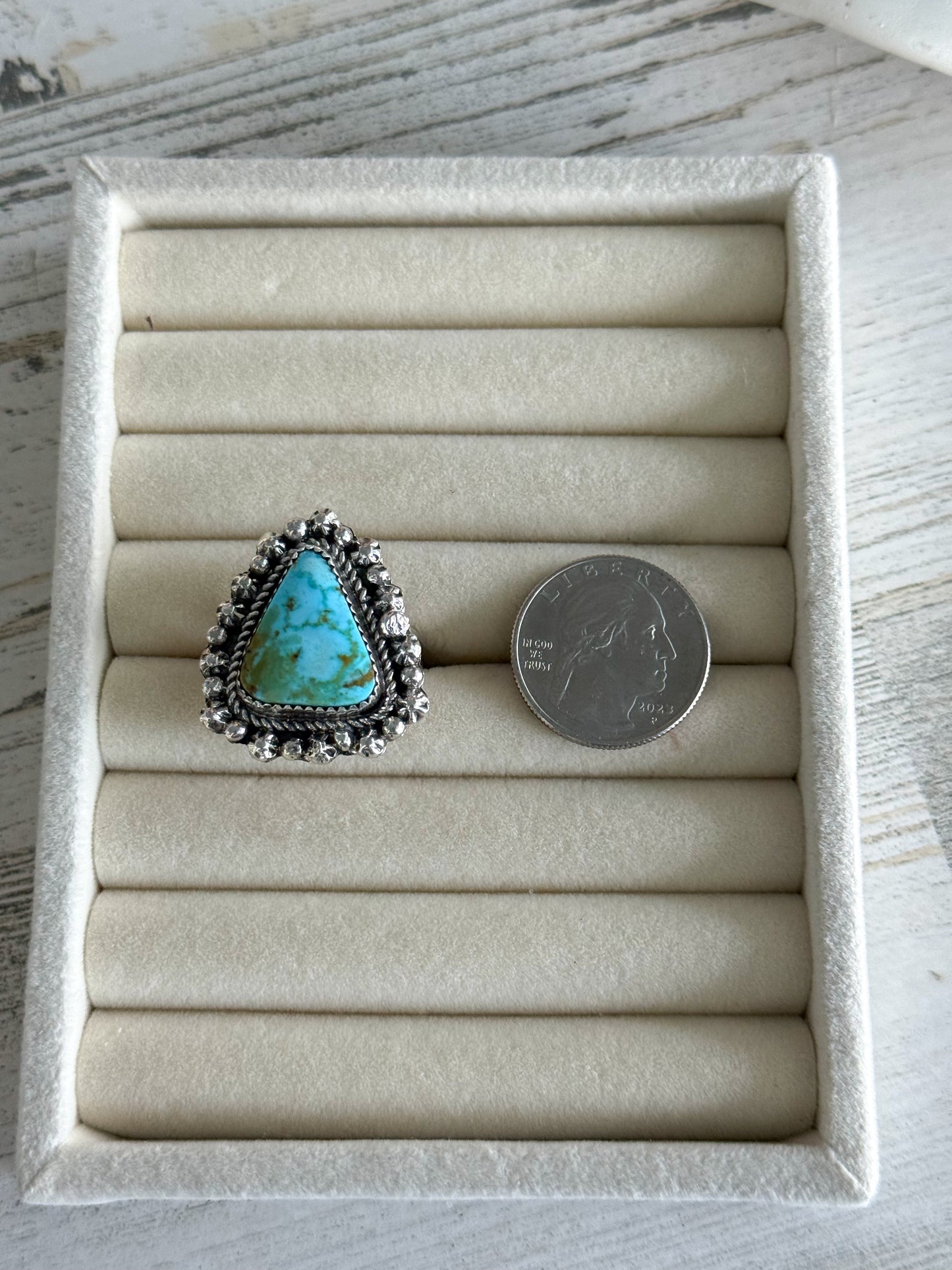 Native American Turquoise Ring 10