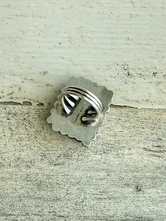 Native American Purple Spiny Ring 8