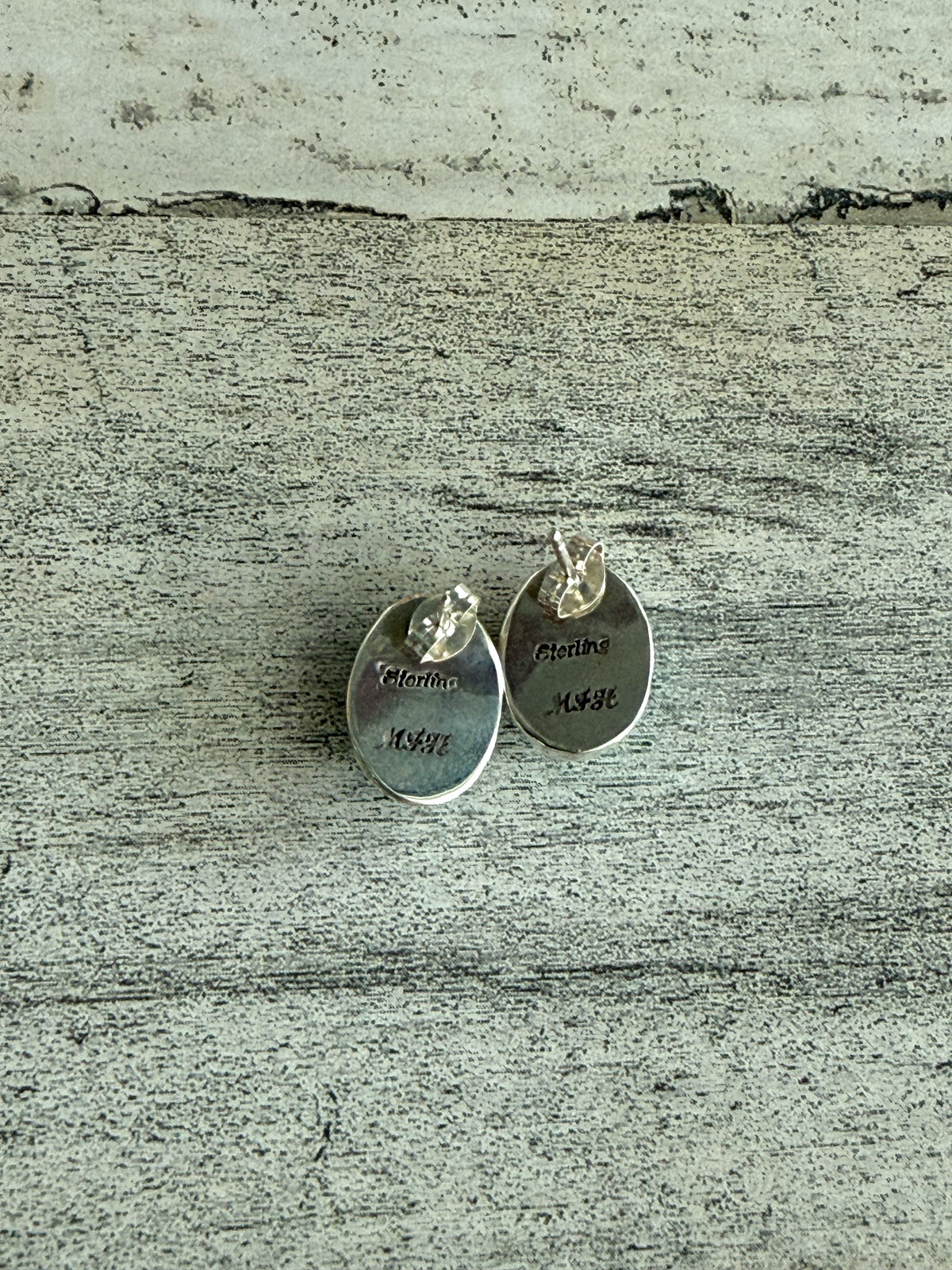 Native American Sonoran Turquoise Stud Earrings