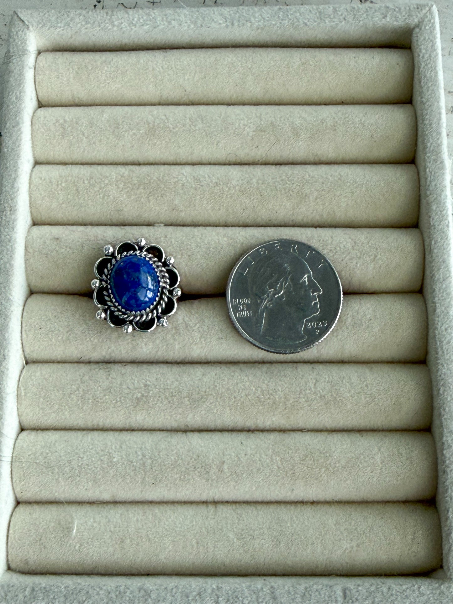 Native American Lapis Ring 7
