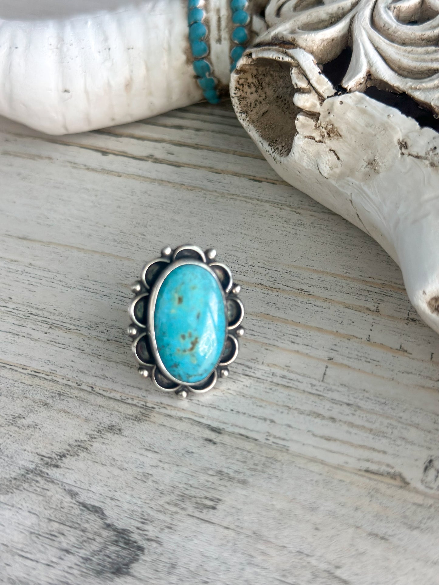 Native Made Light Blue Emerald Valley Turquoise 7