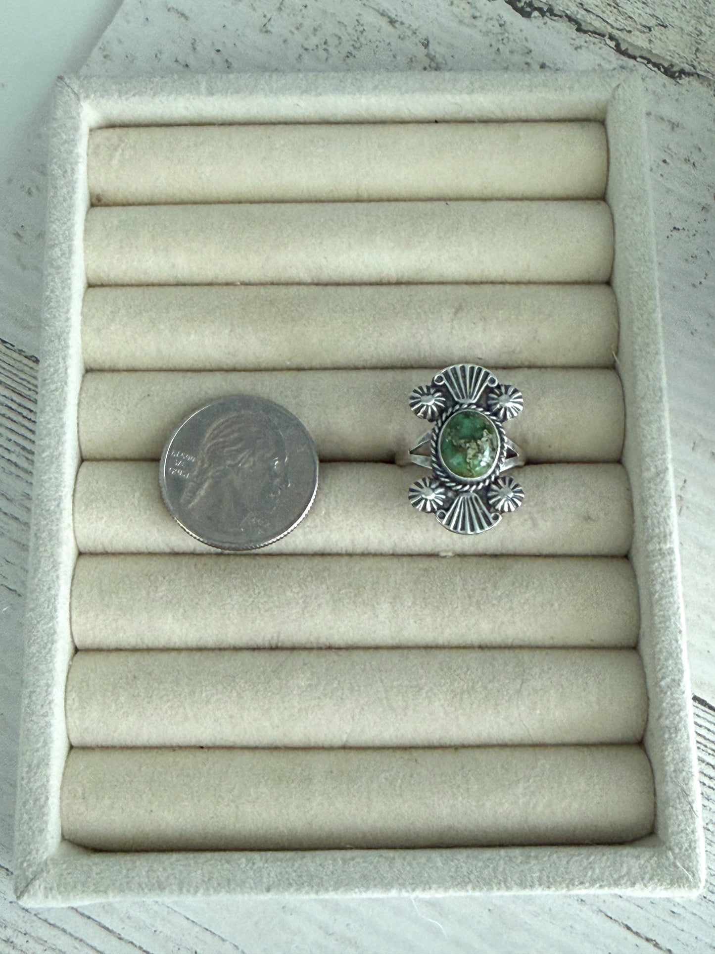 Native American Sonoran Gold Ring 8