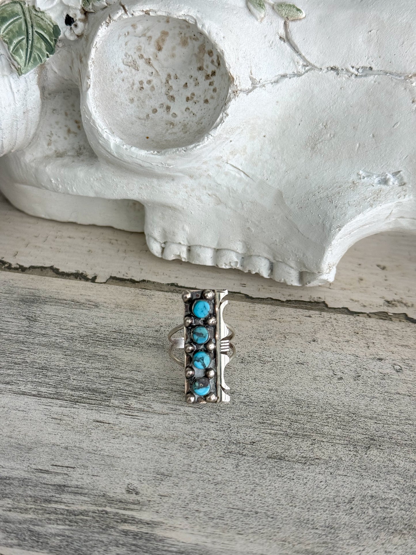 Native American Turquoise Ring 8