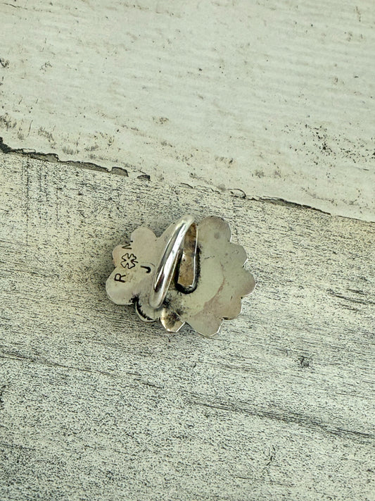 Native American Emerald Valley Adjustable Ring