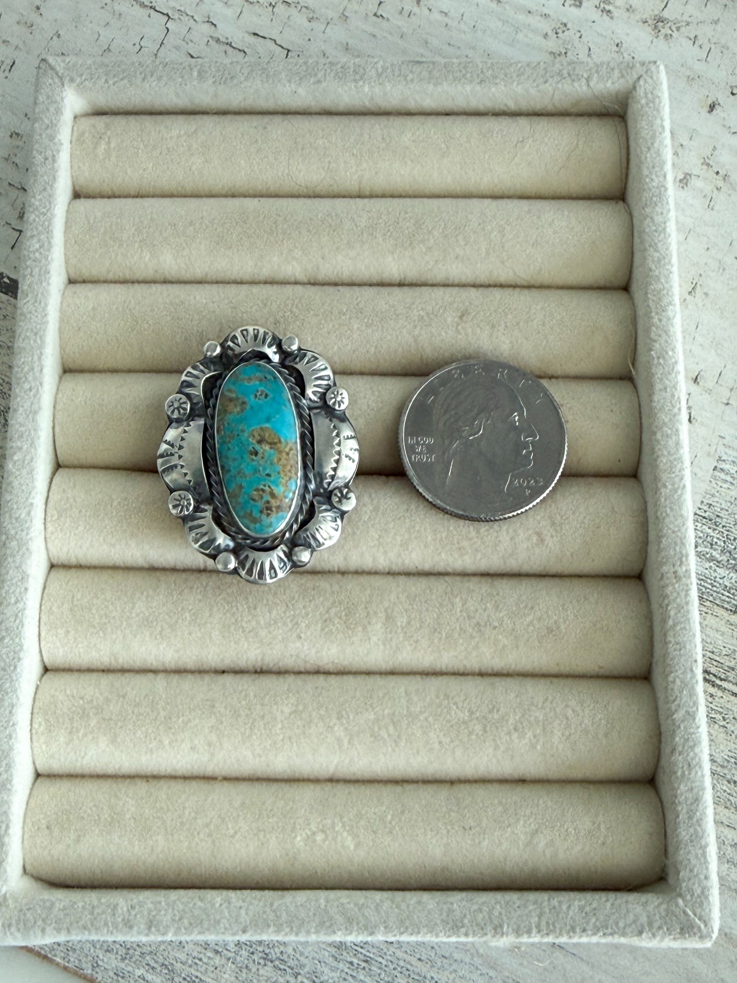 Native American Turquoise Ring 10