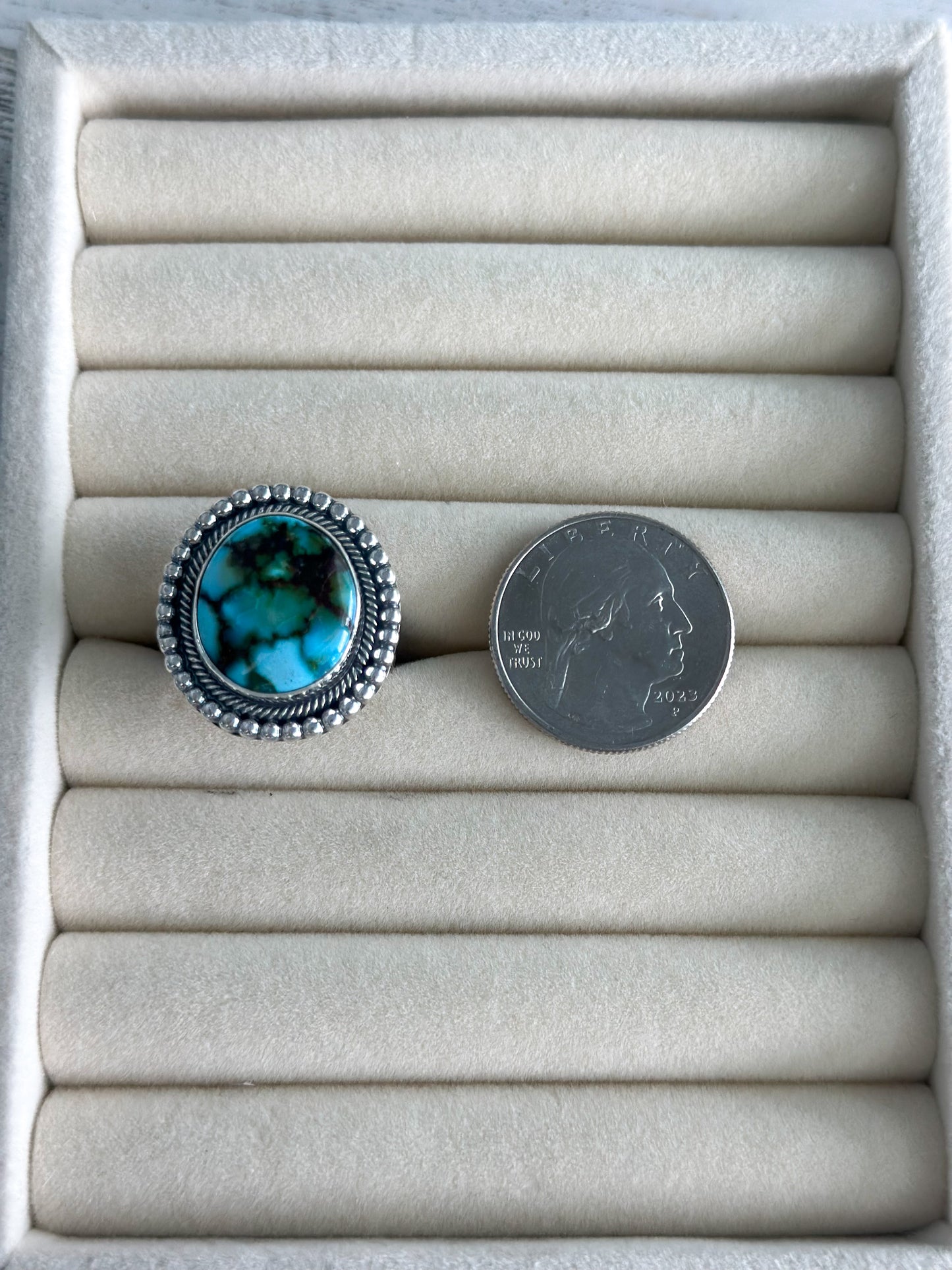 Native Made Kingman Ring Size 8