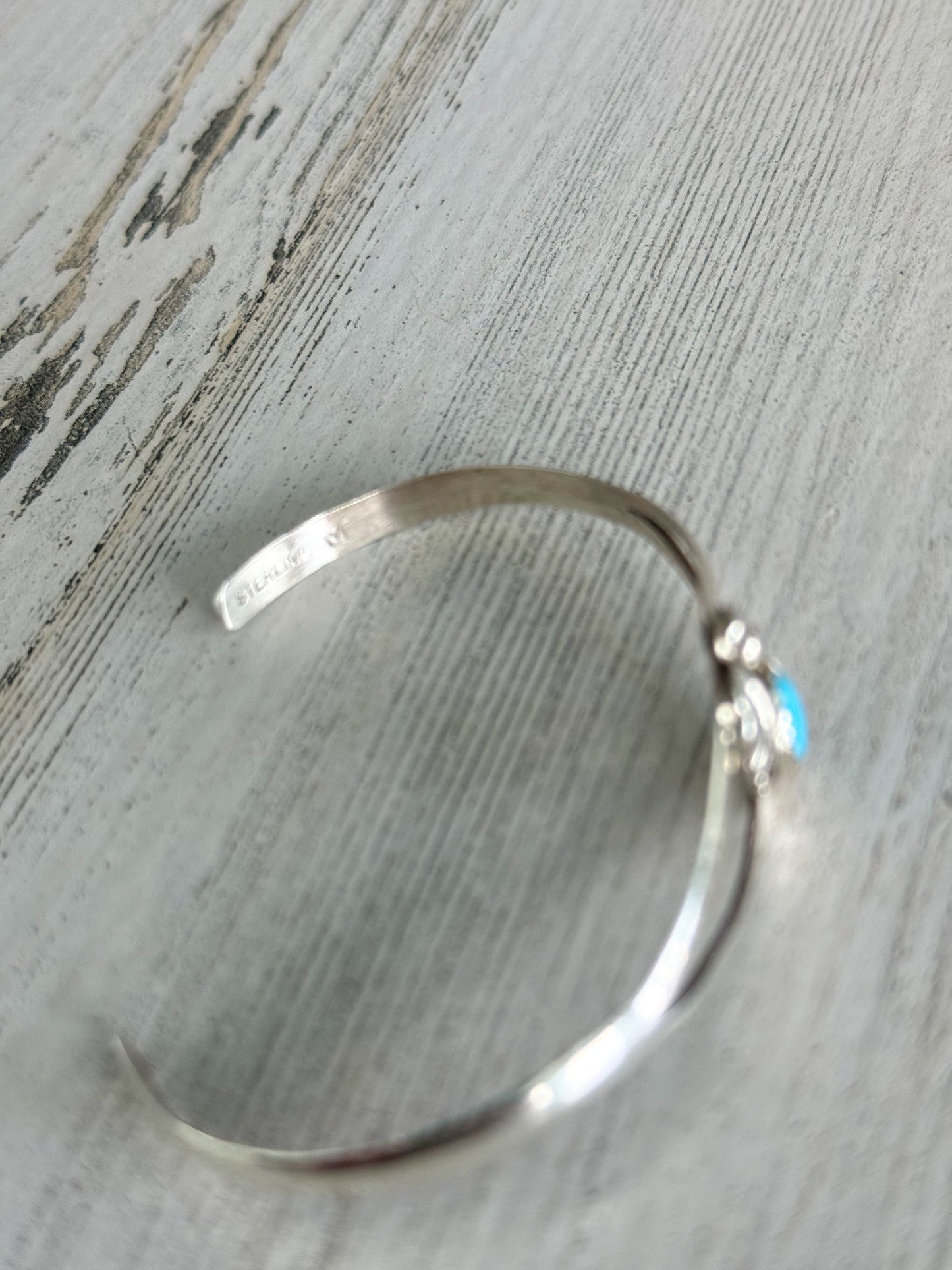 Native American Kingman Leaf Cuff 6"