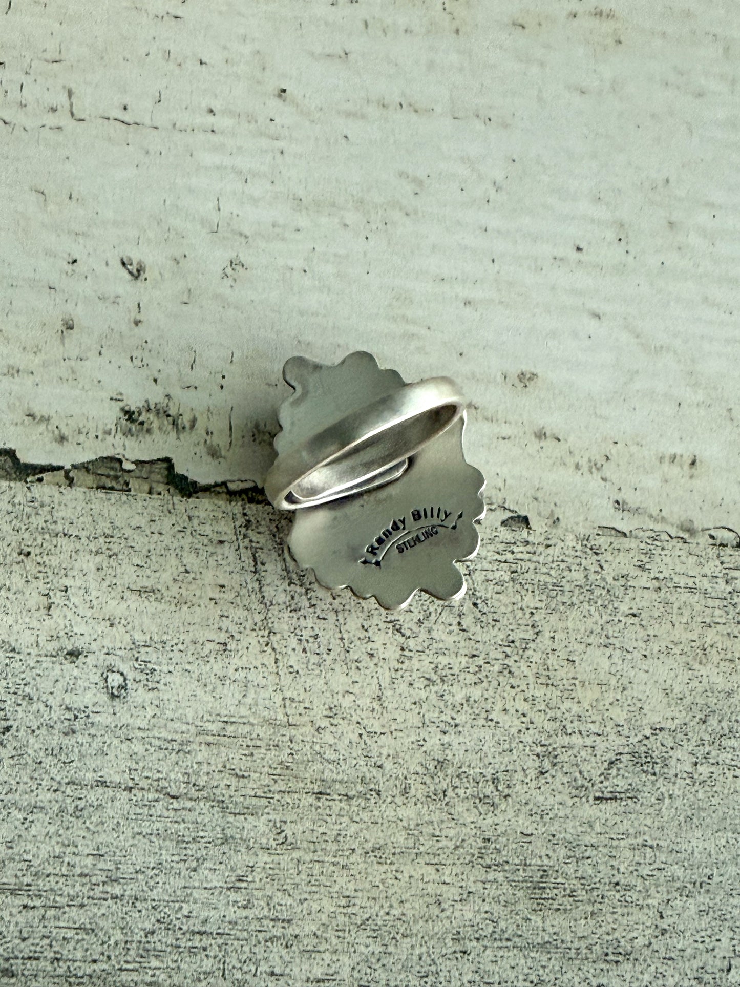 Native American Fox Turquoise Adjustable Ring