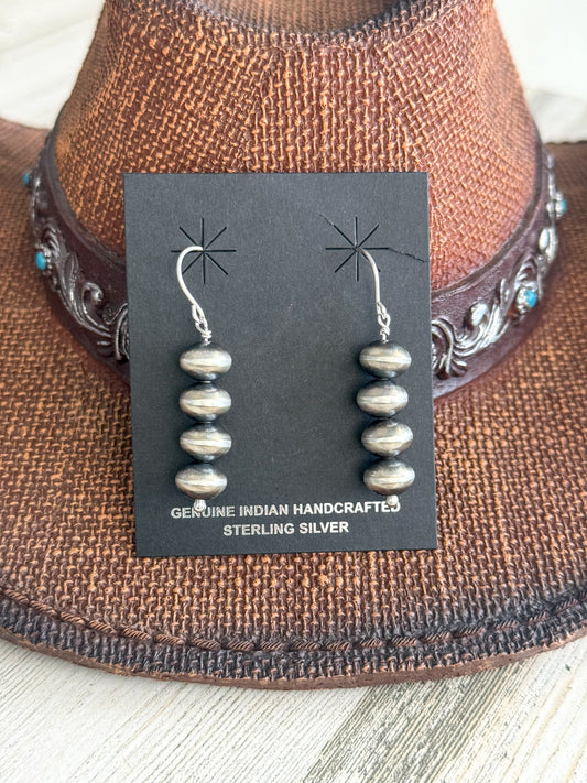 Native American Navajo Pearl Earrings