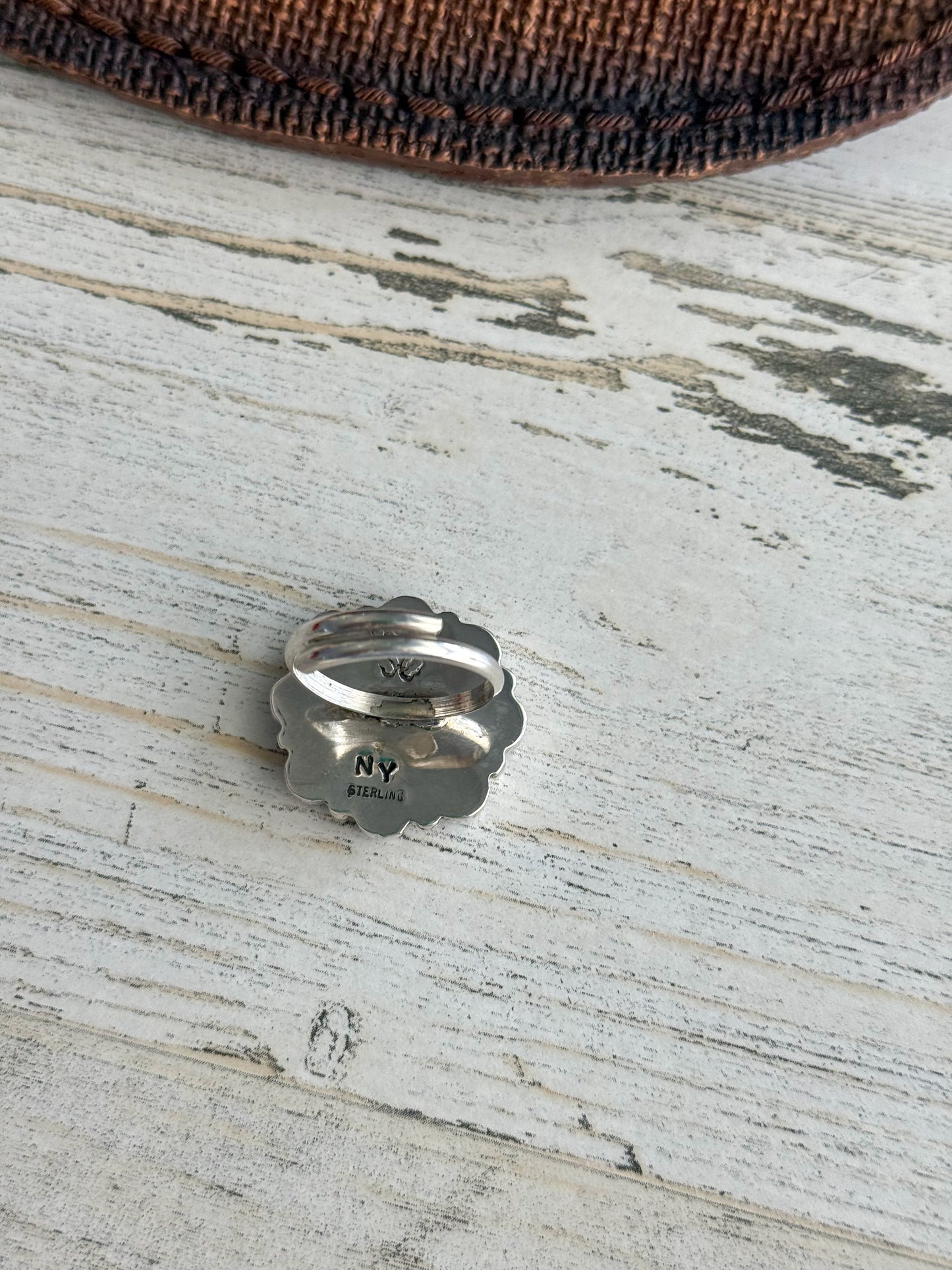 Native American Lapis Adjustable Ring