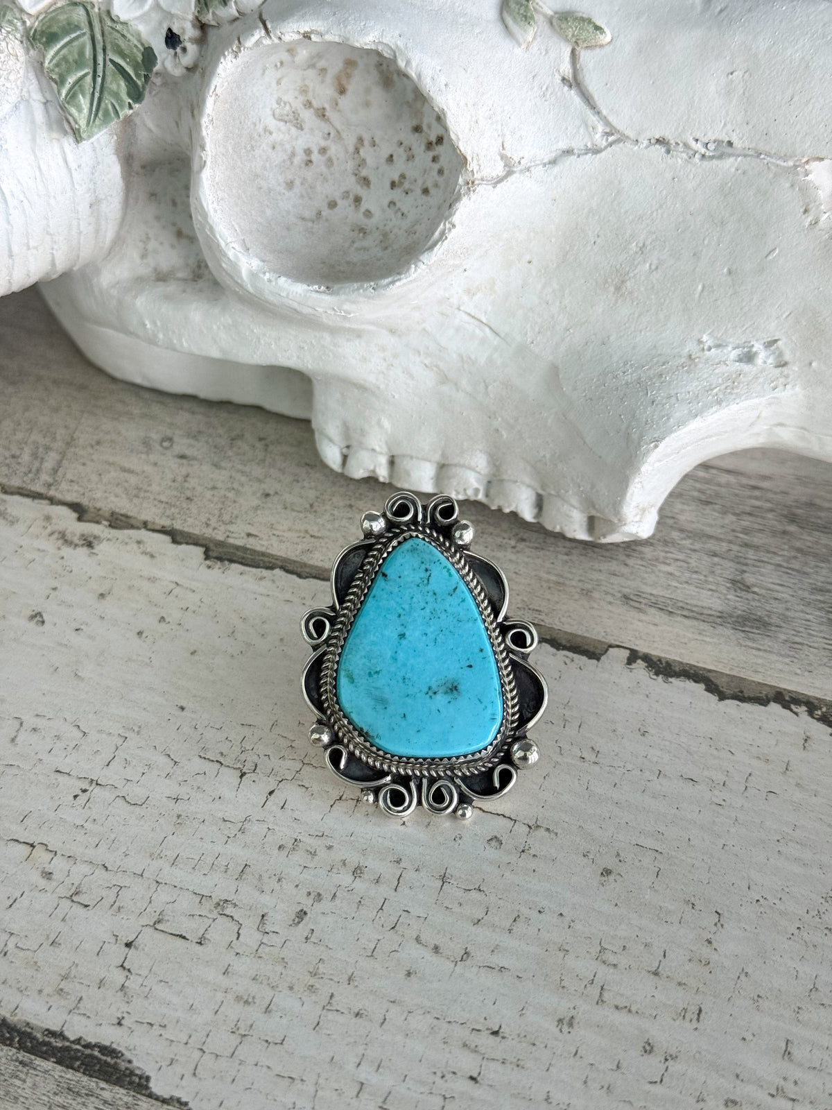 Native American Turquoise Ring 9.5