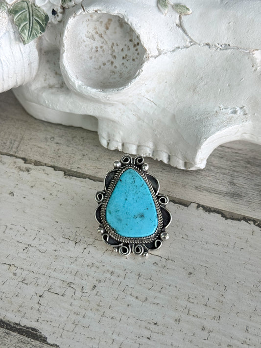 Native American Turquoise Ring 9.5