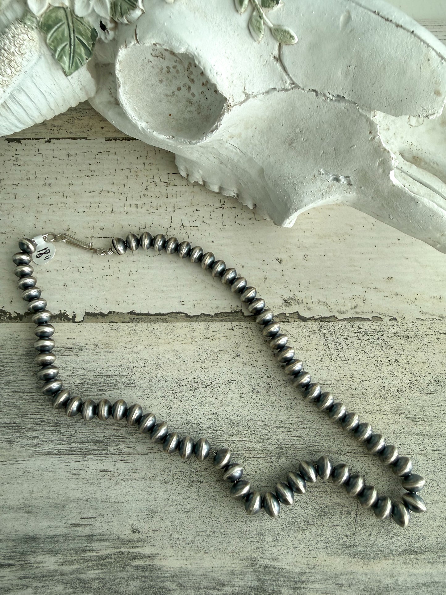 Native American Navajo Pearls 18" 9mm