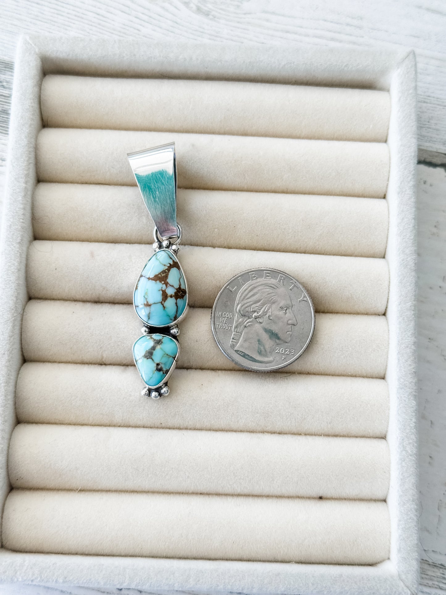Native American Egyptian Turquoise Pendant