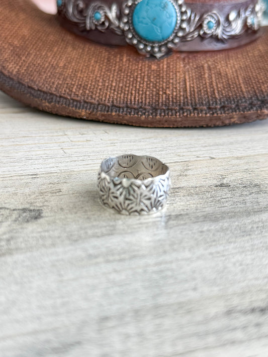 Native American Sterling Silver Ring 10