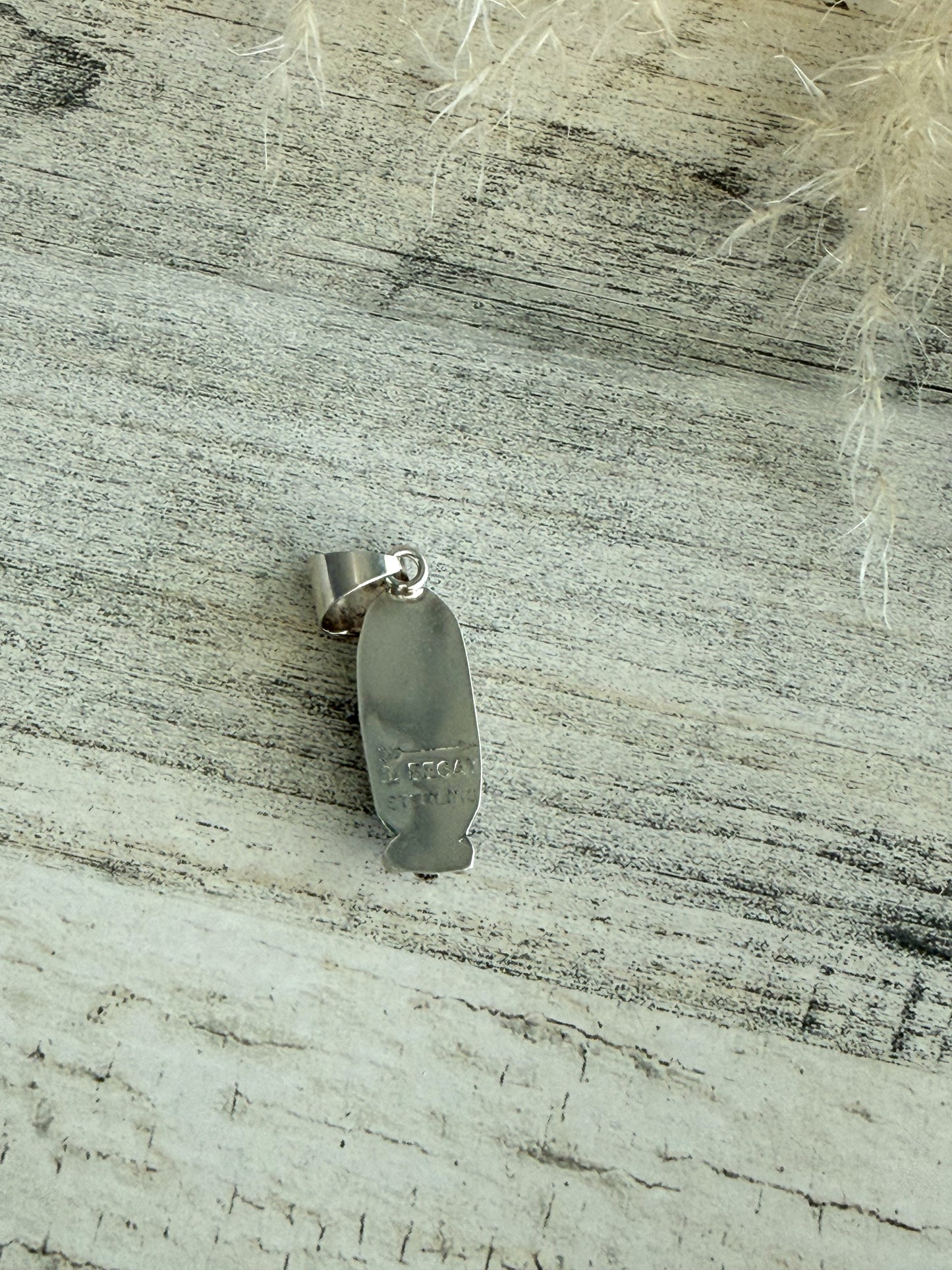 Native American Black Onyx Pendant