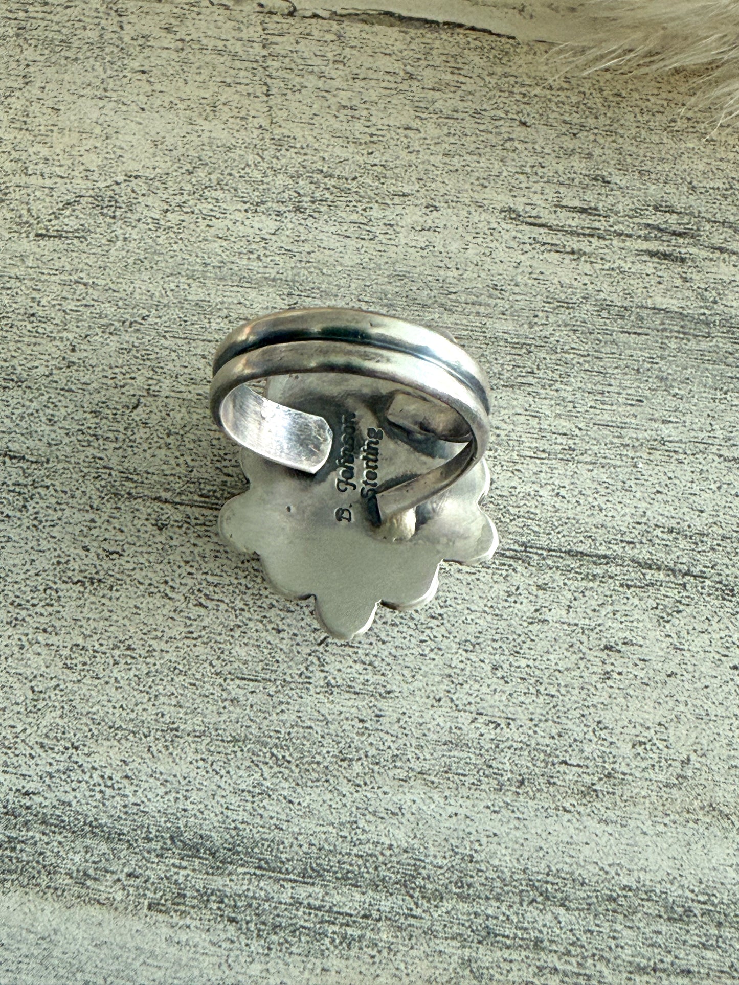 Native American Chilean Turquoise Adjustable Ring