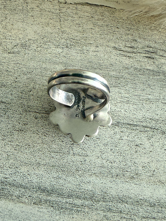 Native American Chilean Turquoise Adjustable Ring