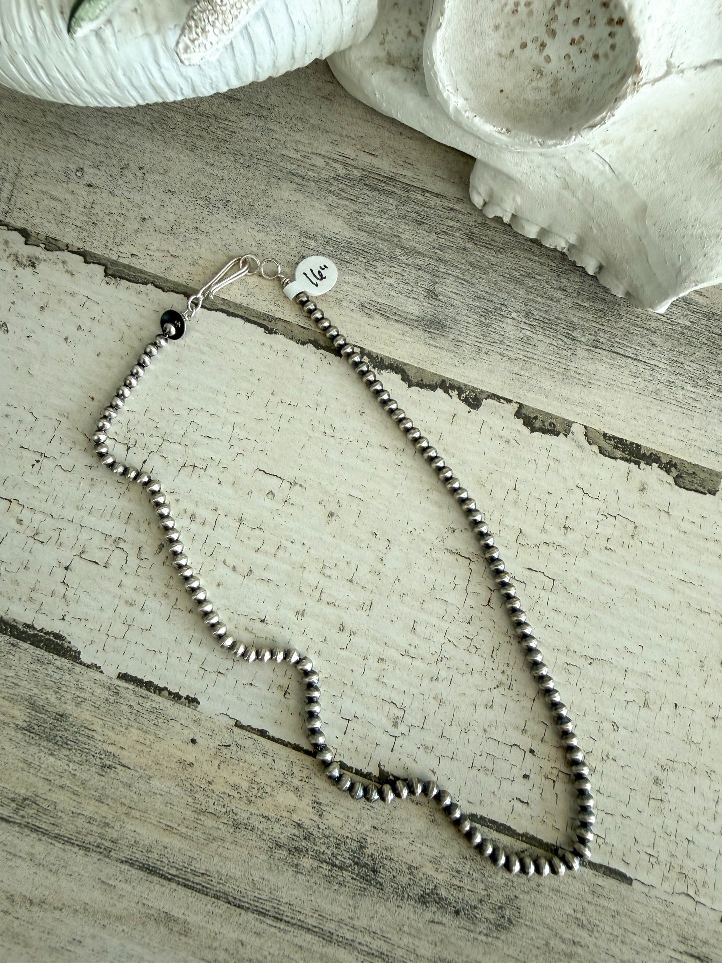 Native American Navajo Pearls 16" 4mm