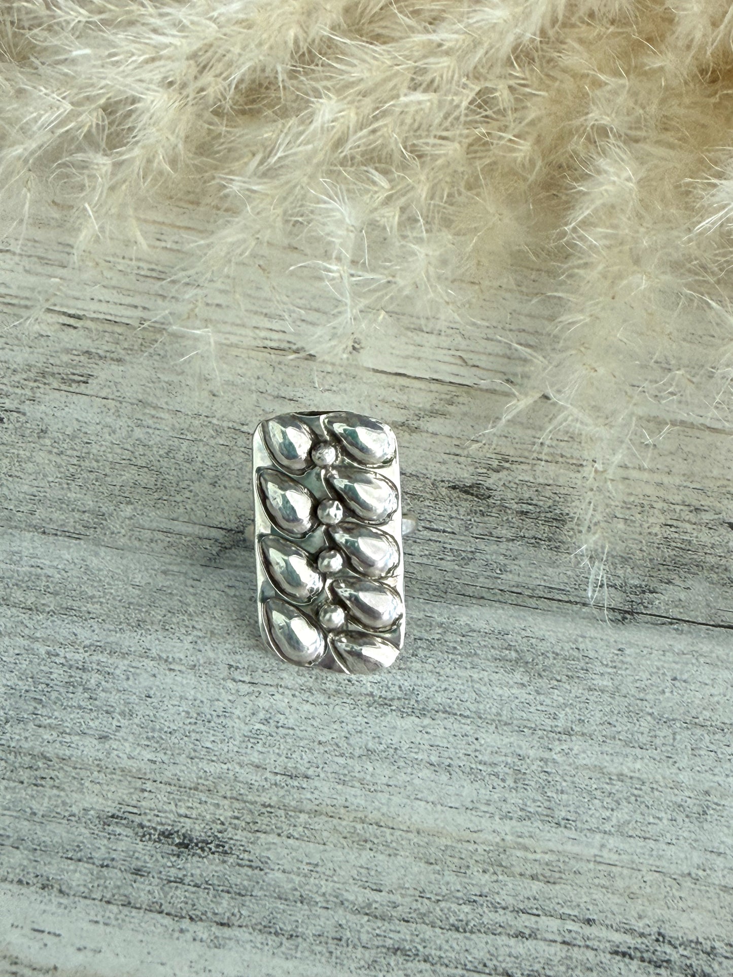 Native American Sterling Silver Ring 8