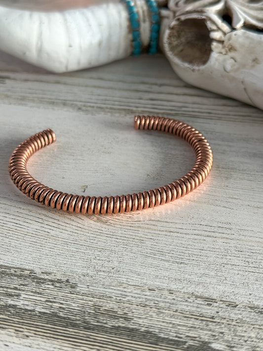 Native Made Copper Bracelet 7.5"