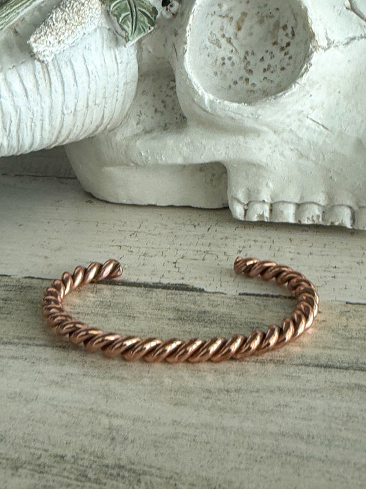 Native American Copper Cuff 6.75
