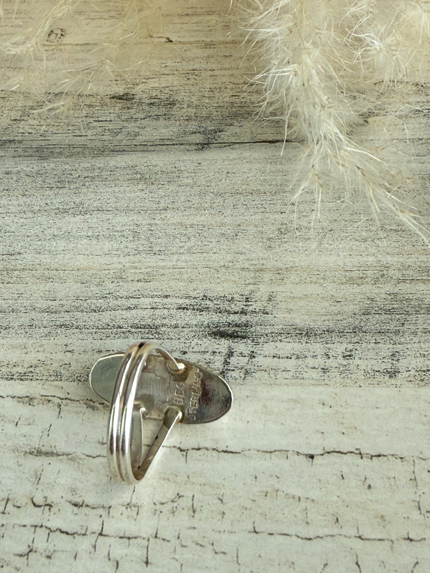 Native American Black Onyx Ring 8