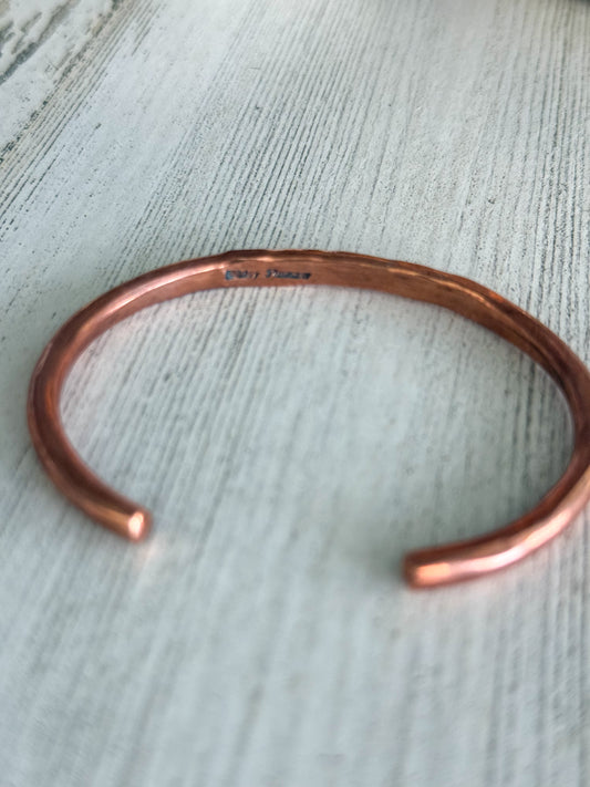 Native American Paws Copper Cuff 6.75"