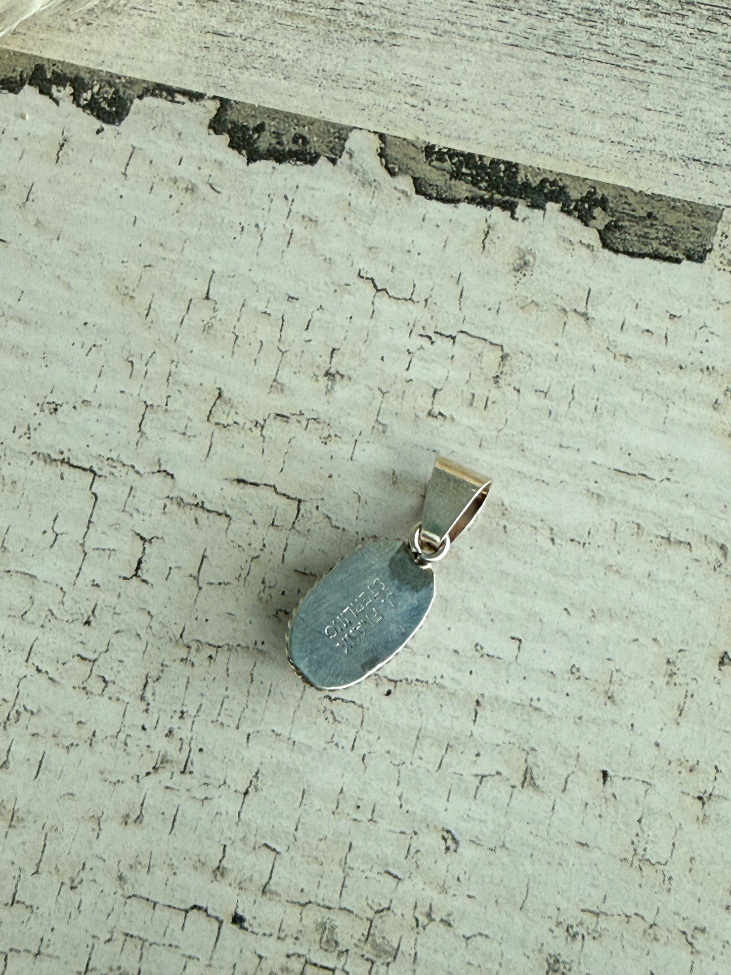 Native American Black Onyx Pendant