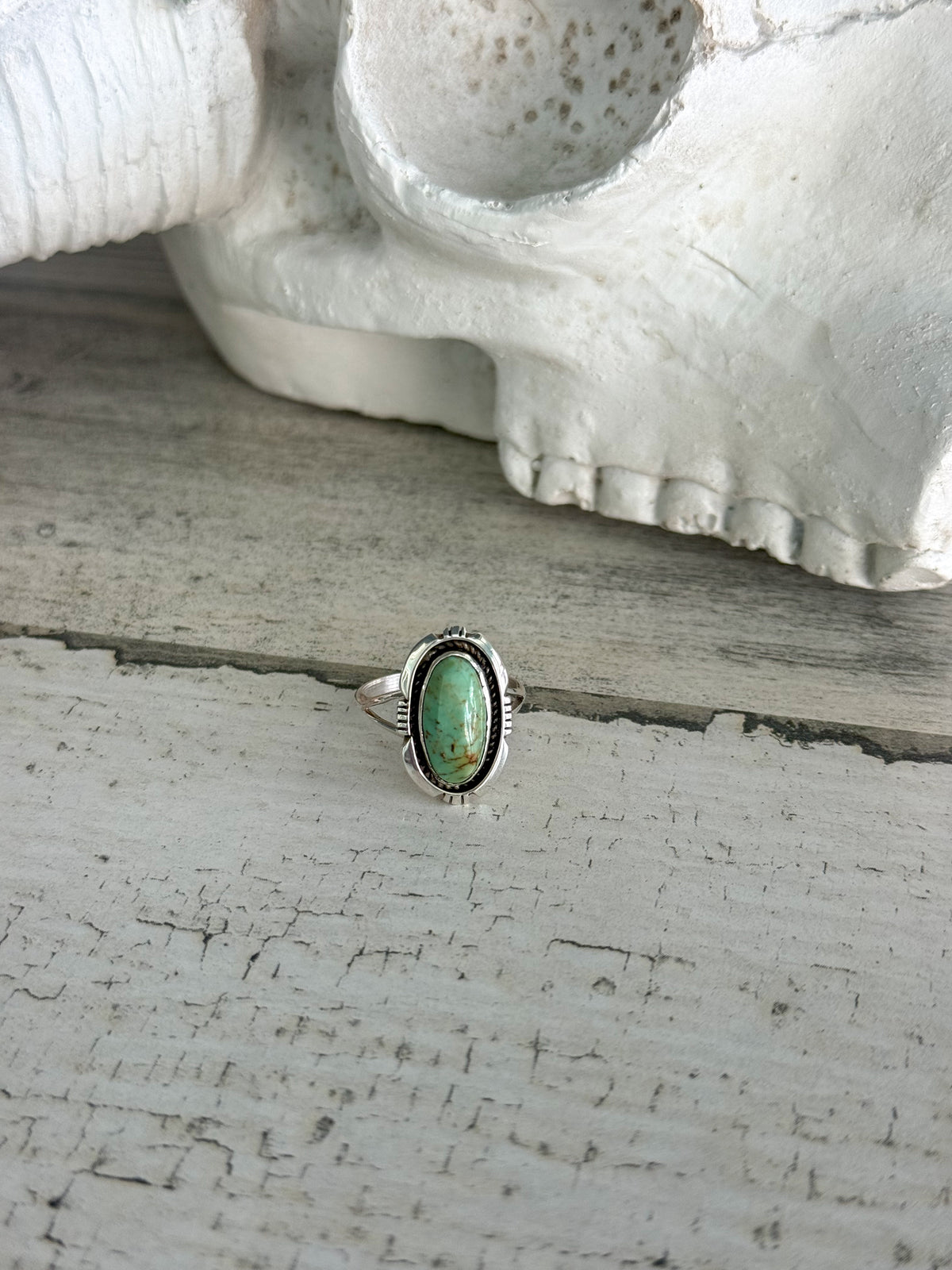 Native American Kingman Ring 7.5