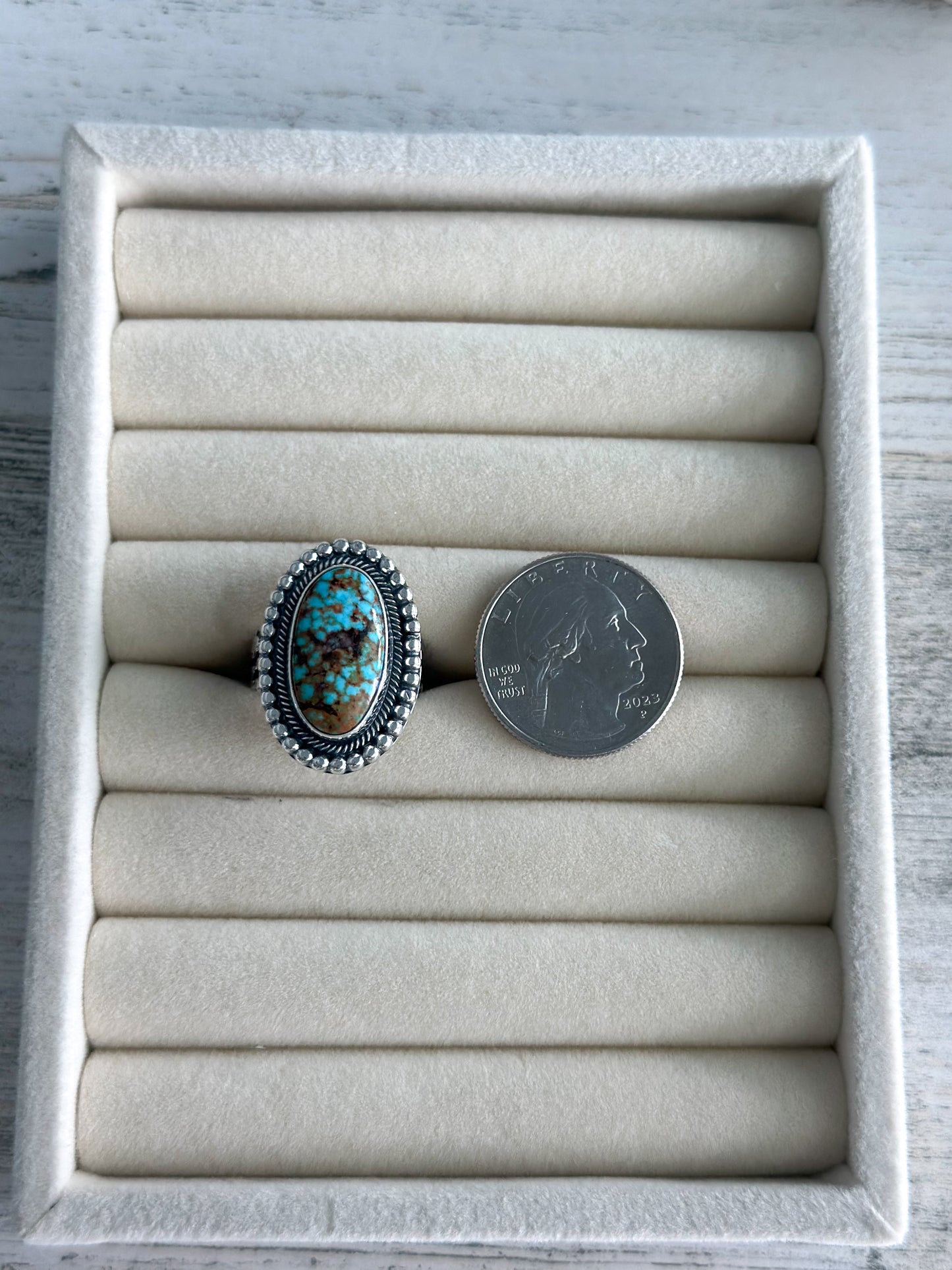 Native Made Size 7 Kingman Ring