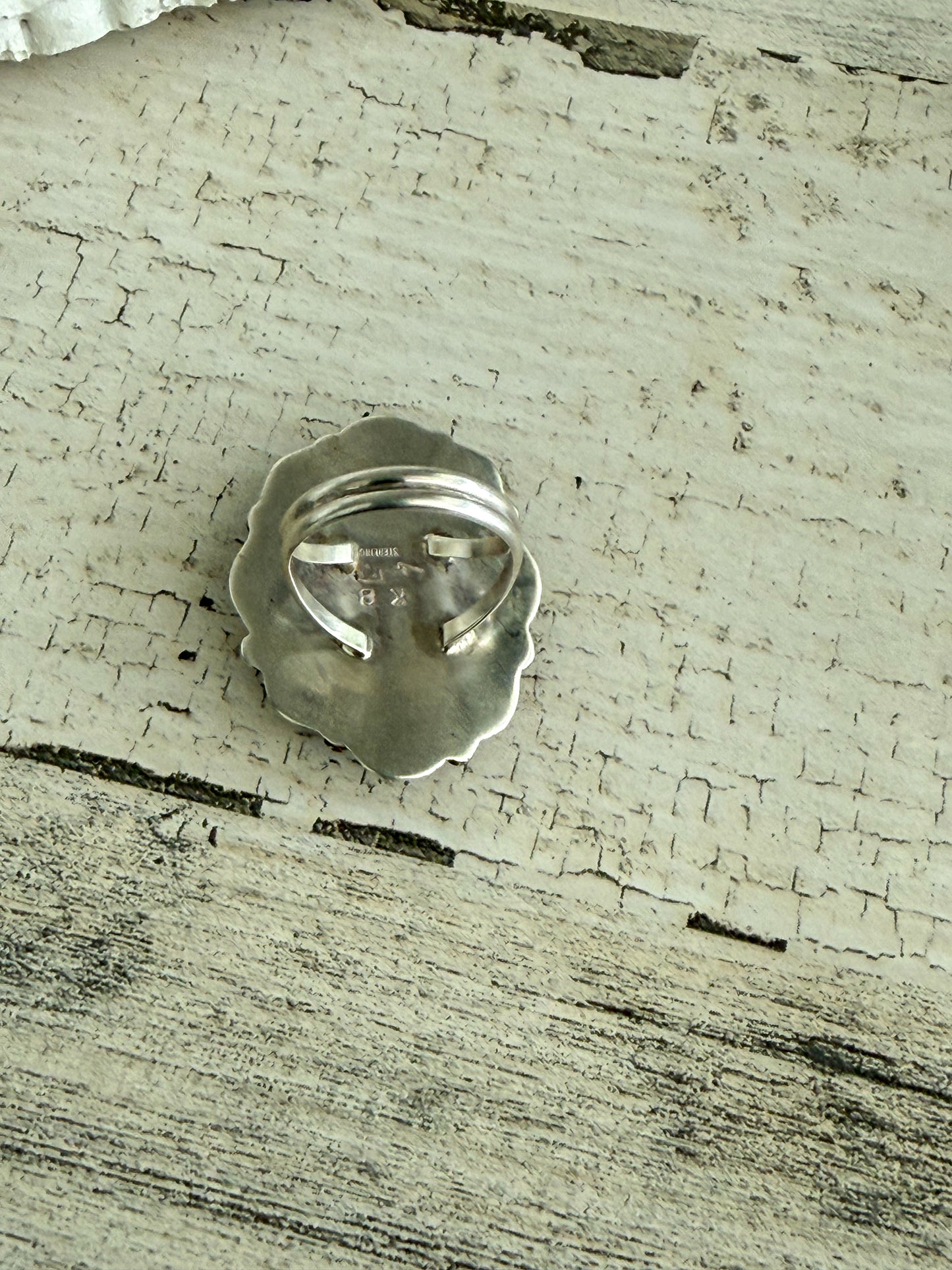 Native American Turquoise Ring 8.5