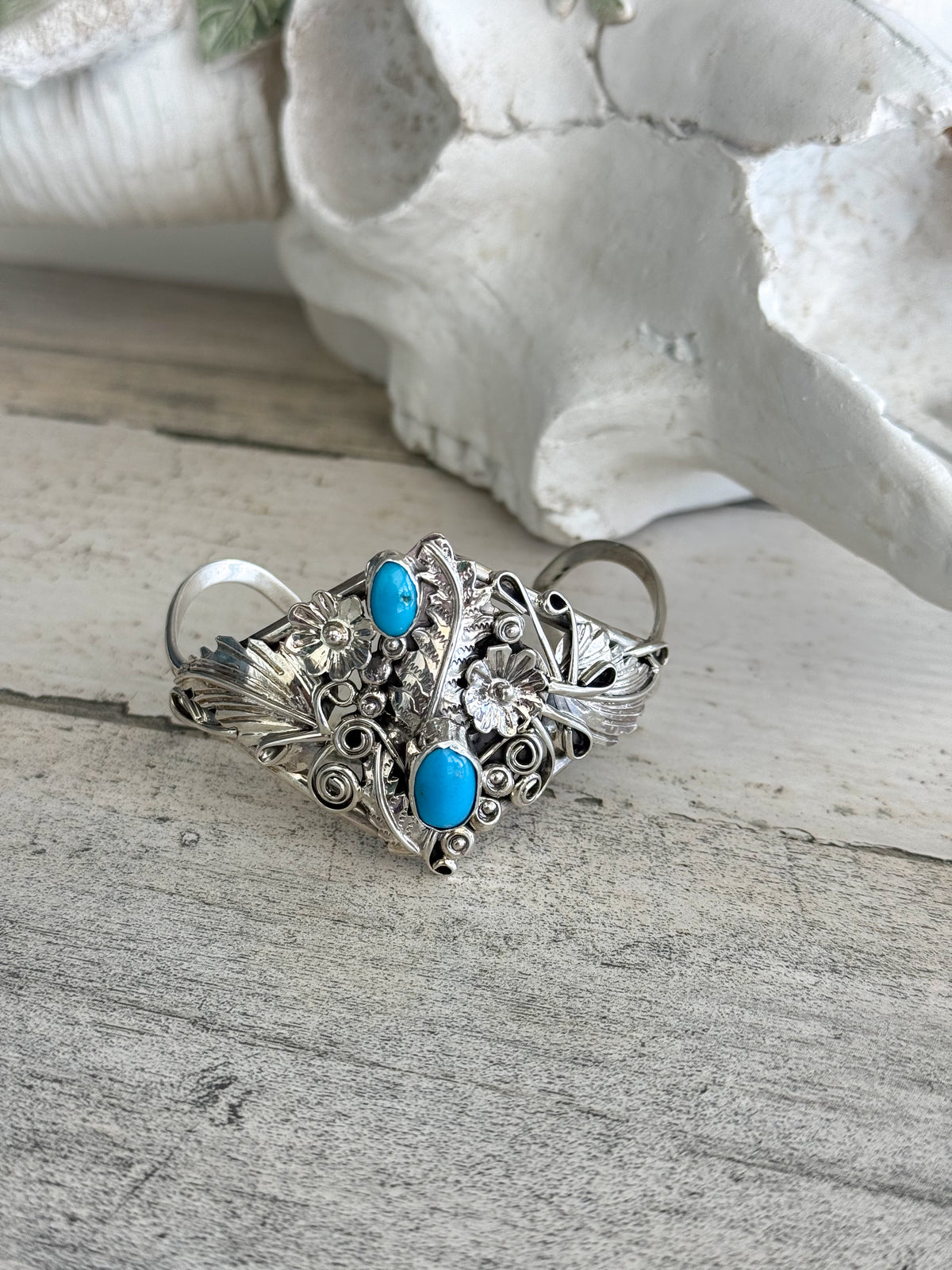 Native American Turquoise Cuff 6.75"