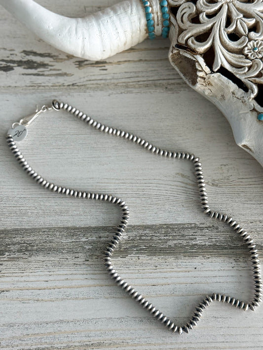 Native American Navajo Pearls 20" 5mm