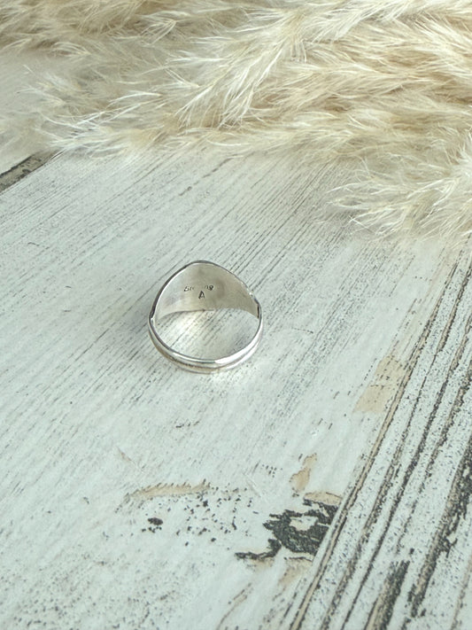 Native American Orange Spiny Ring 7.5