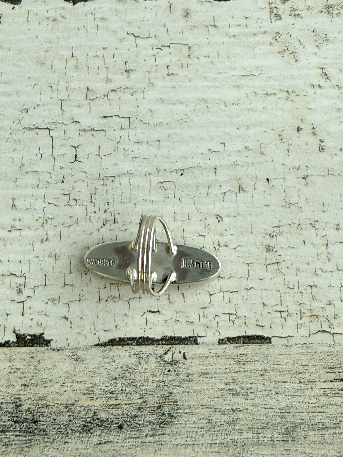Native American #8 Turquoise Inlay Ring 6