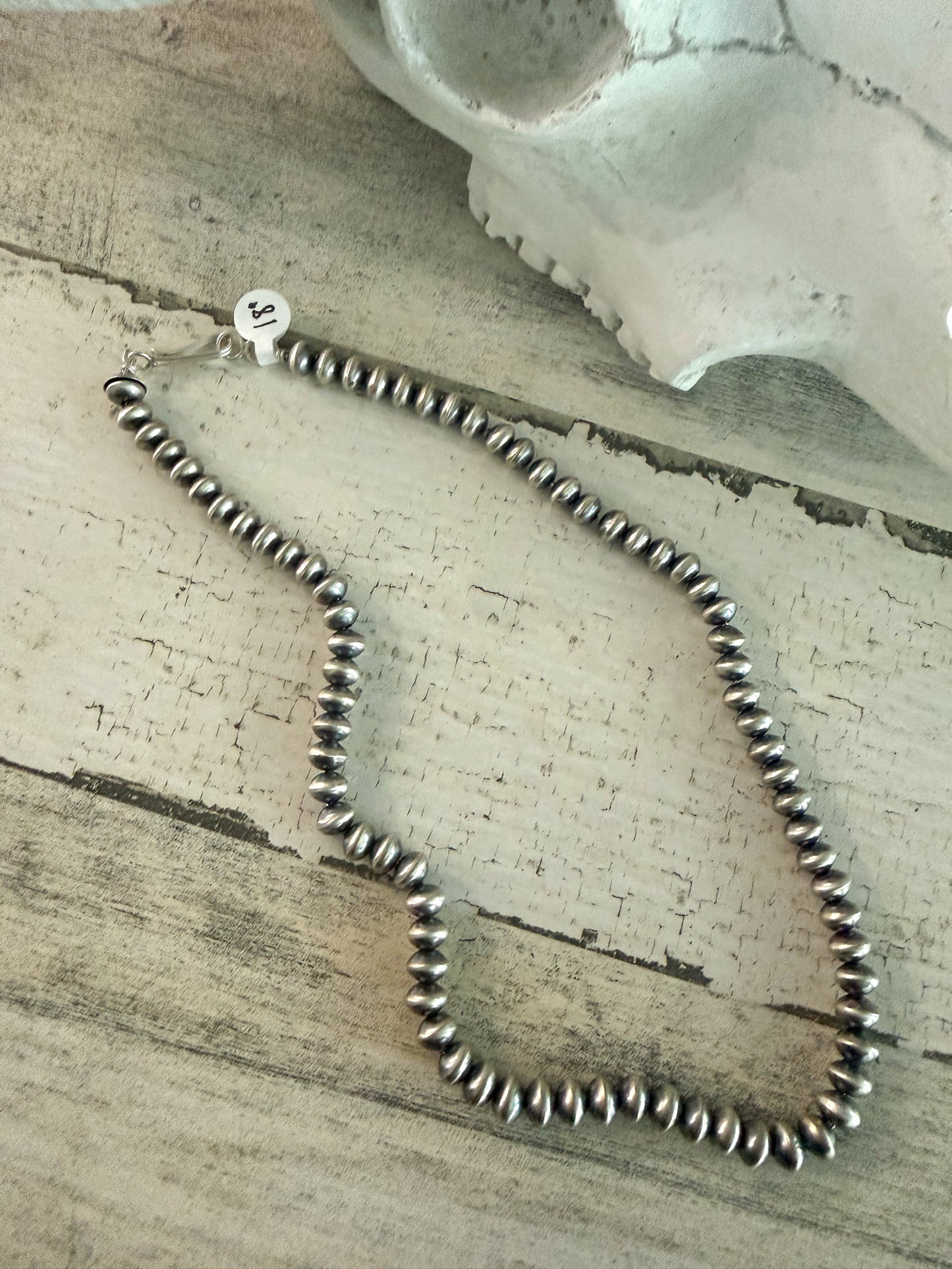 Native American Navajo Pearls 18" 7mm