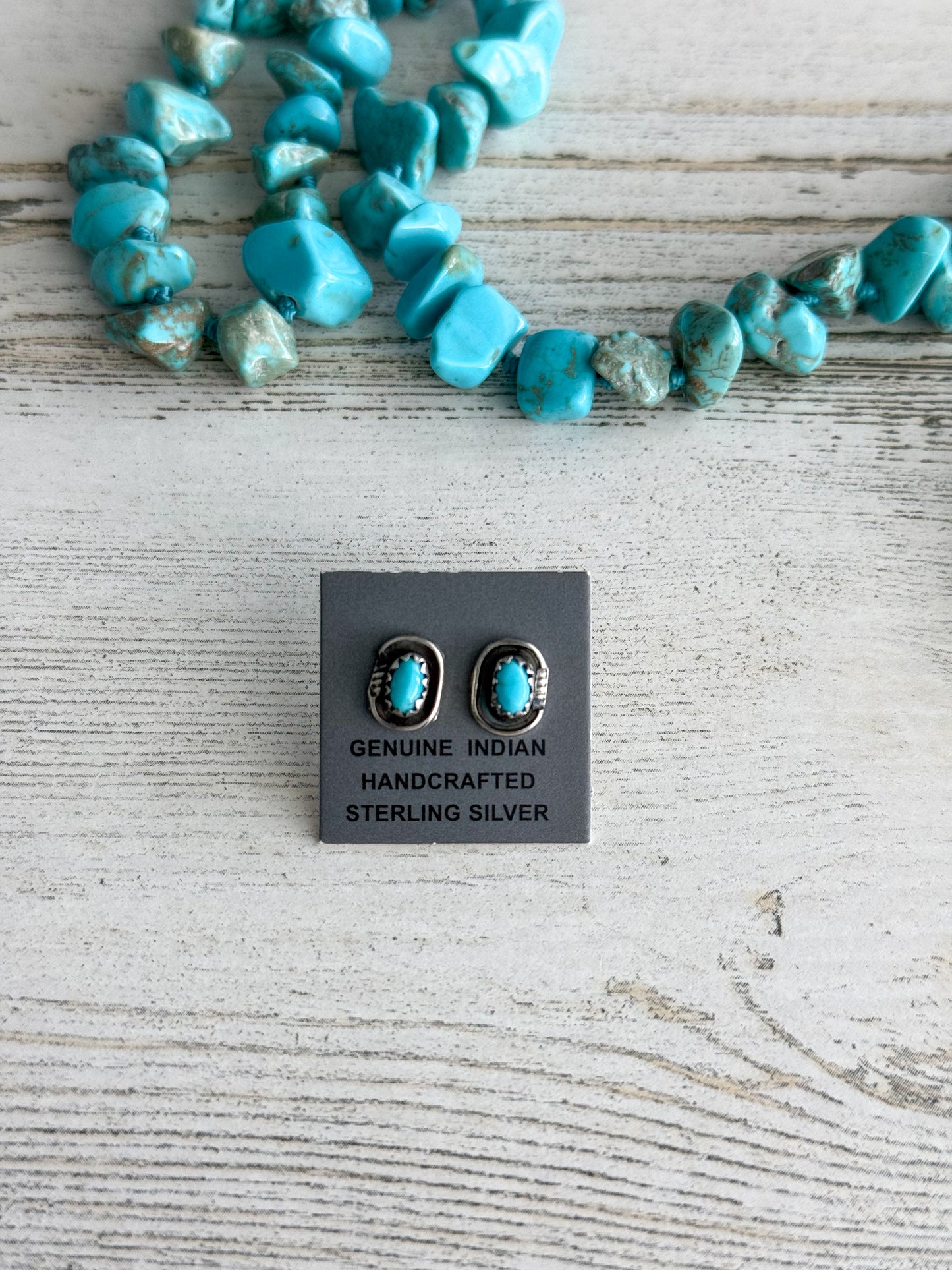 Native American Turquoise Studs