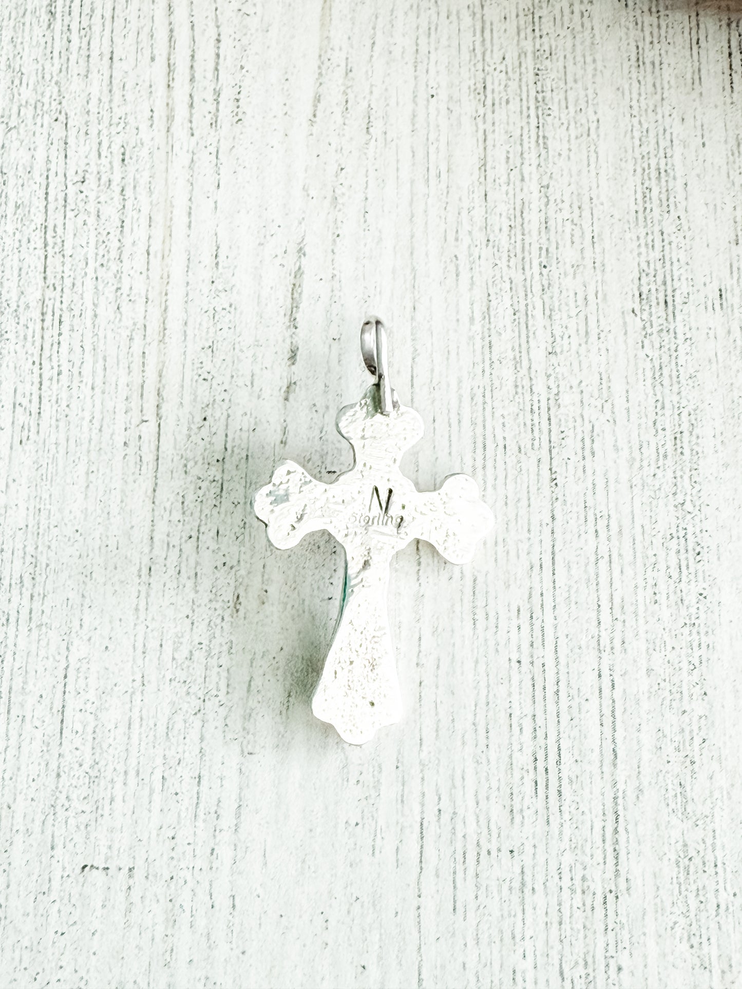 Native American Turquoise Cross Pendant