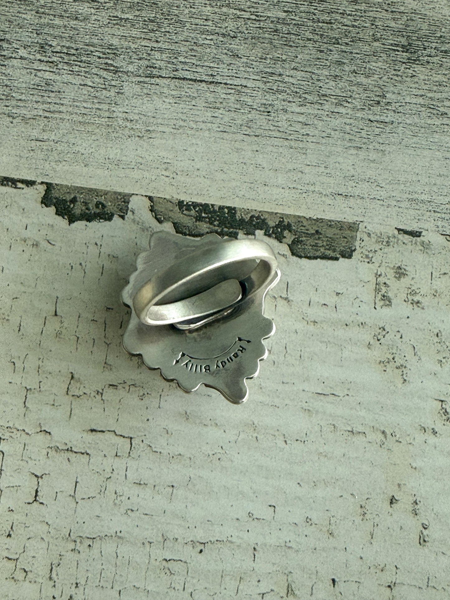 Native American Fox Turquoise Adjustable Ring