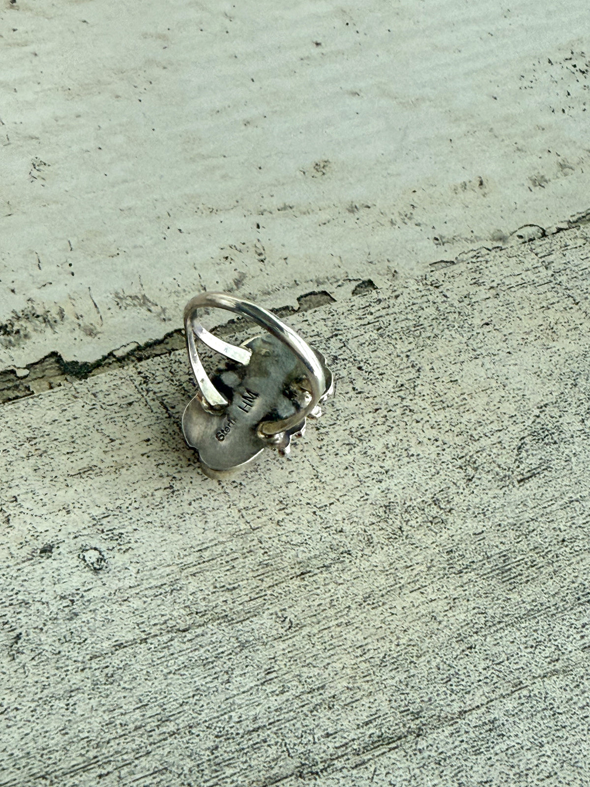 Native American Purple Spiny Leaf Ring 8