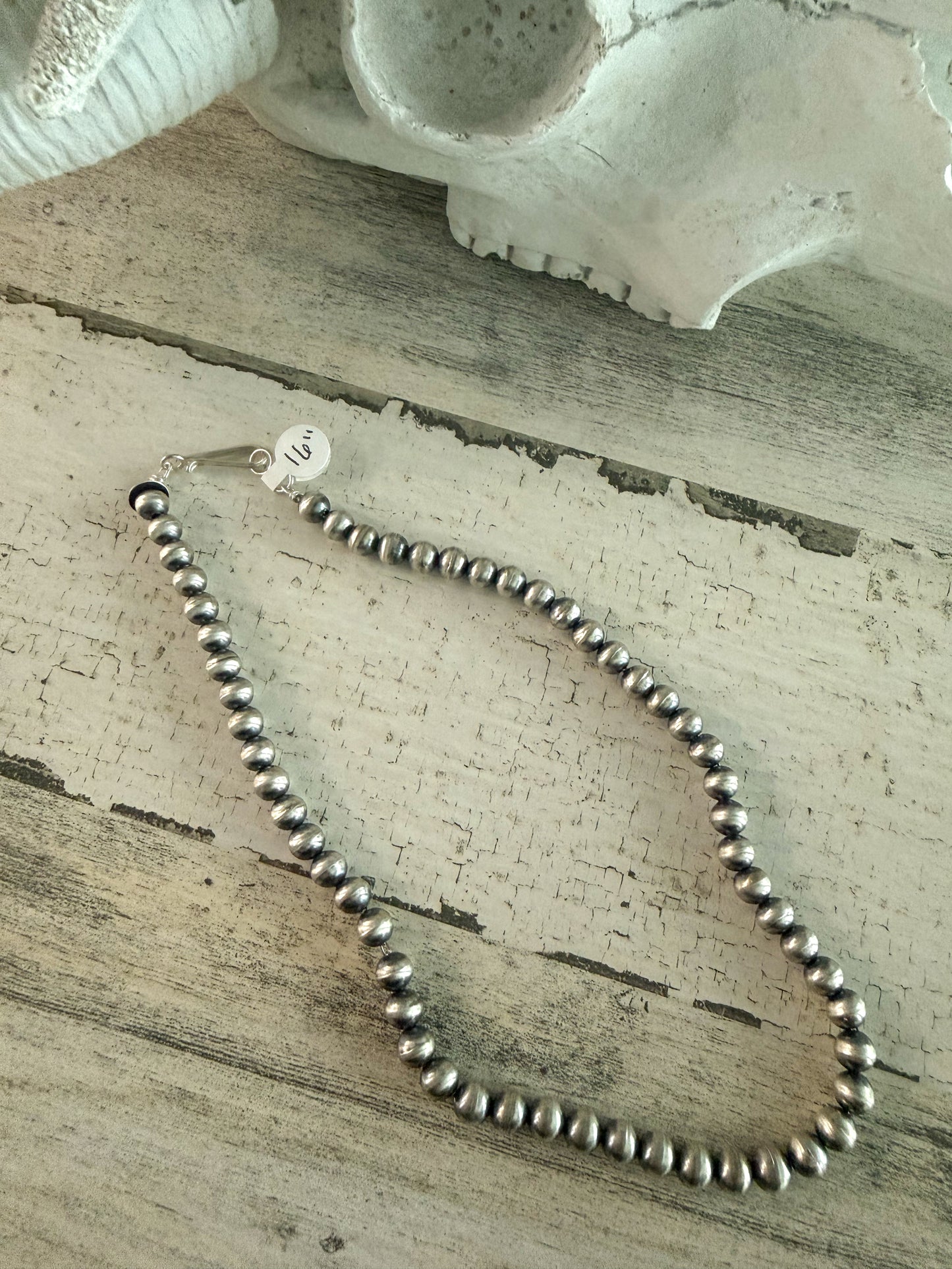 Native American Navajo Pearls 16" 7mm