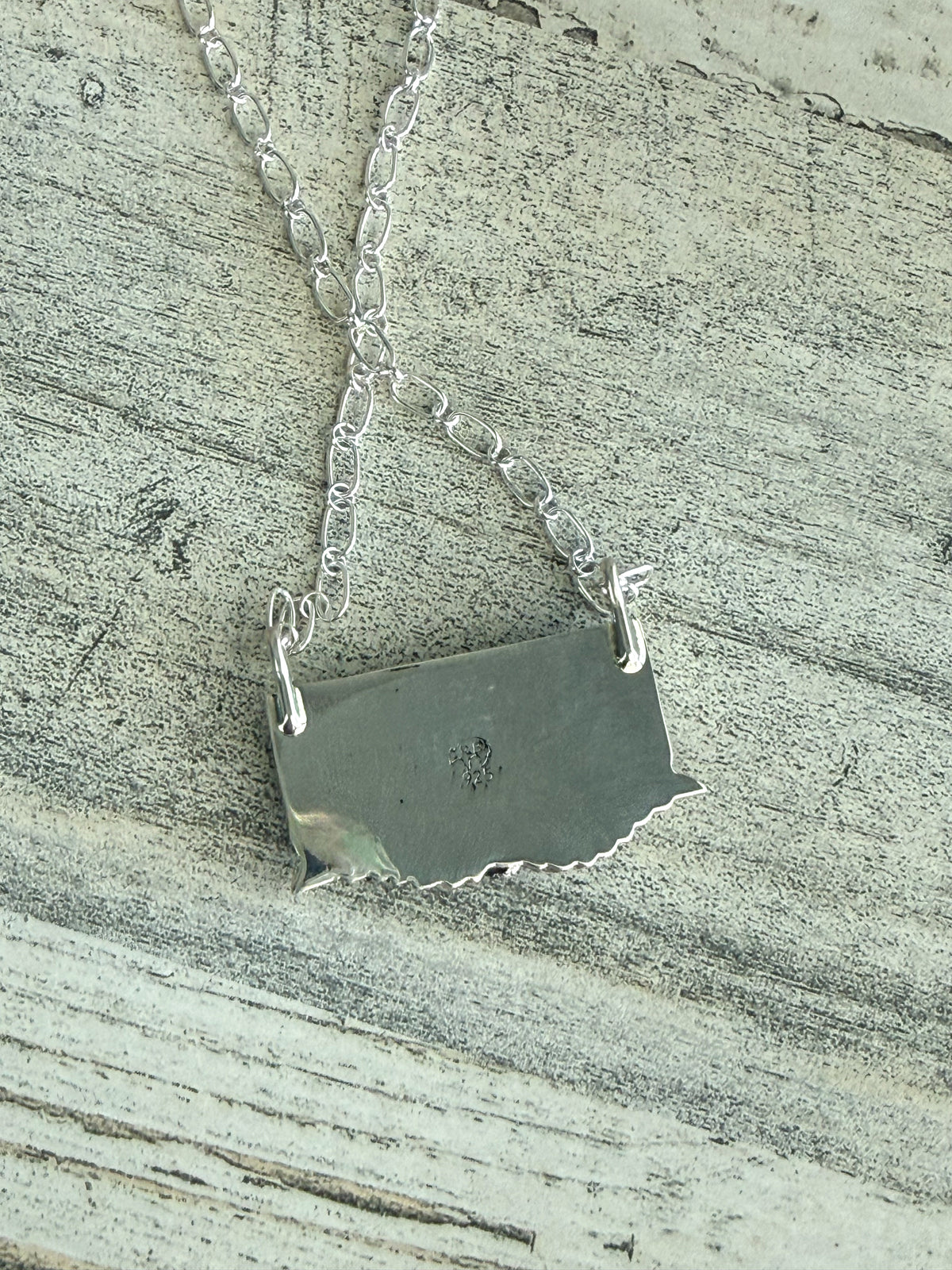 Native American White Buffalo Pendant 18" Necklace