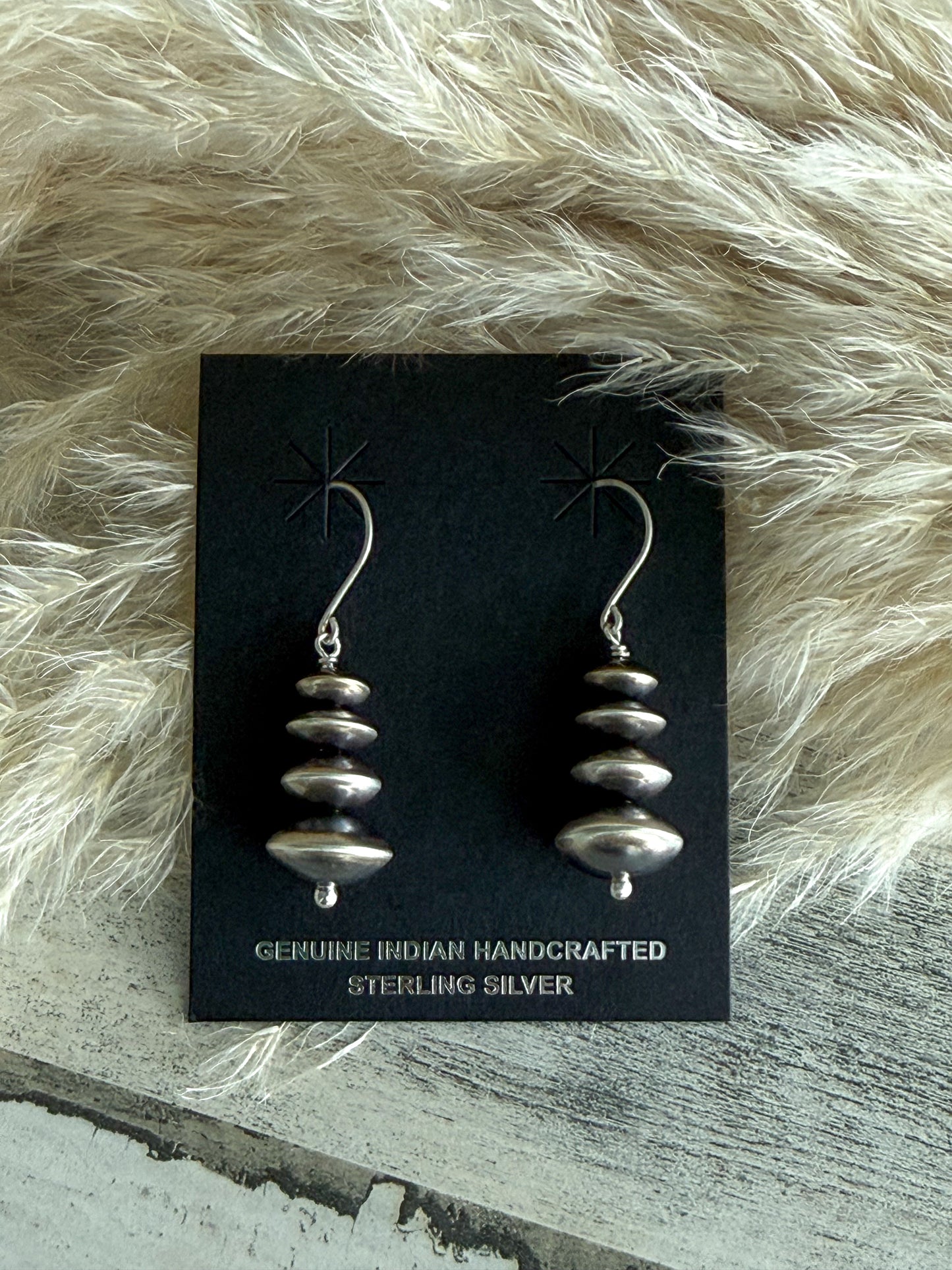 Native American Navajo Pearl Earrings