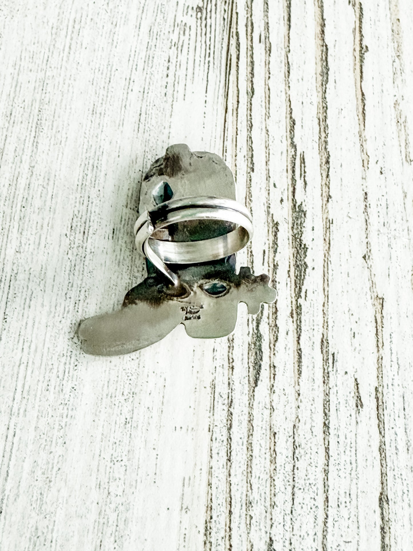 Native American Turquoise Boot Adjustable Ring