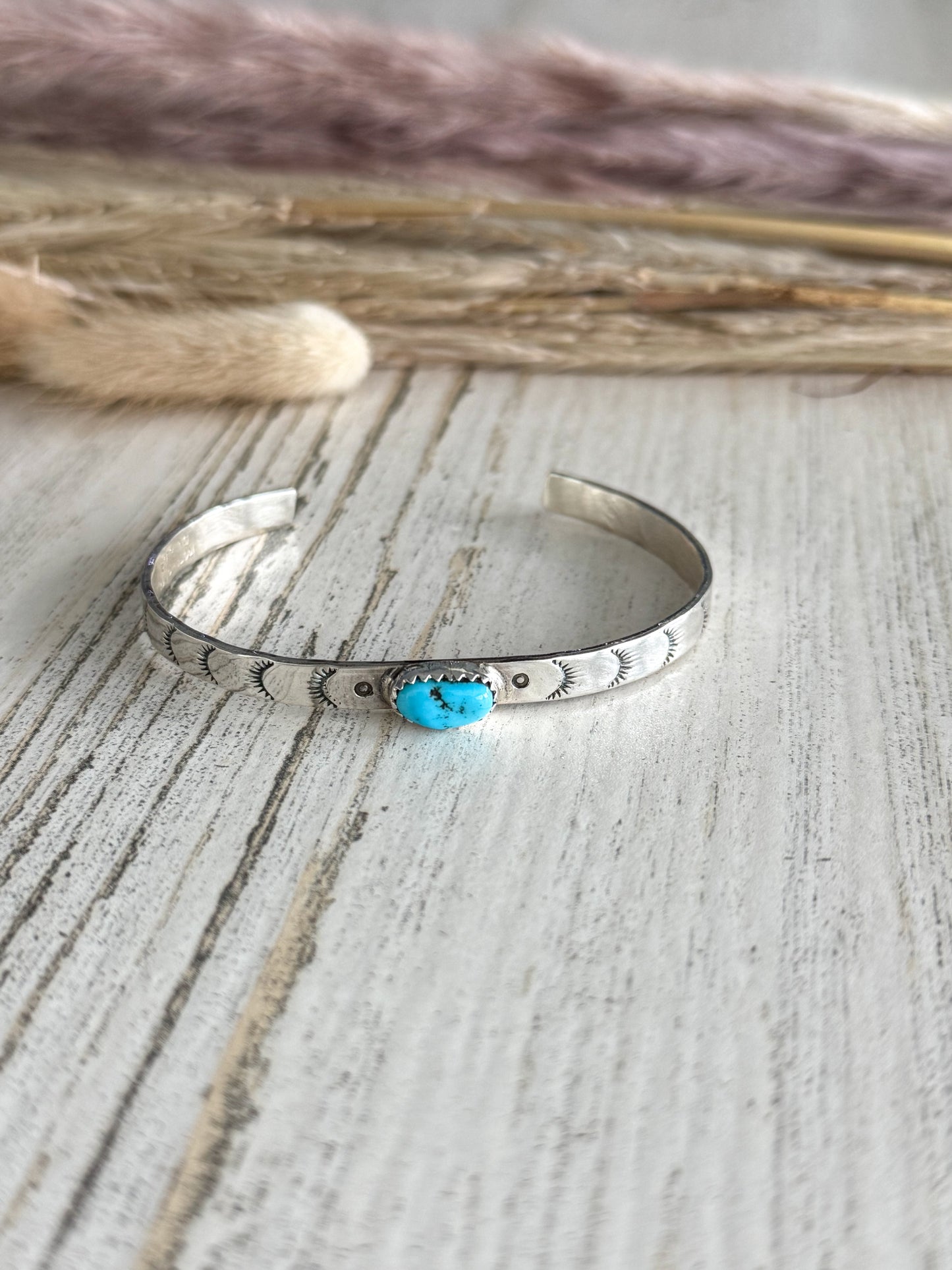 Native American Sleeping Beauty Cuff 6.5”