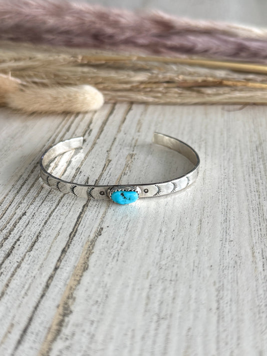 Native American Sleeping Beauty Cuff 6.5”