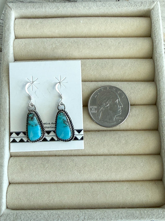 Native American Blue Turquoise Earrings