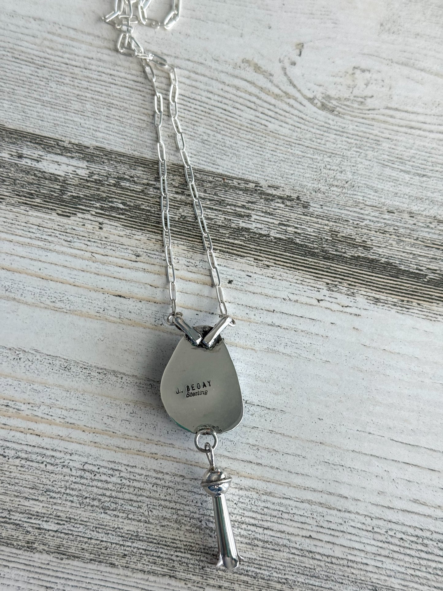 Native American Turquoise Blossom Necklace 20"