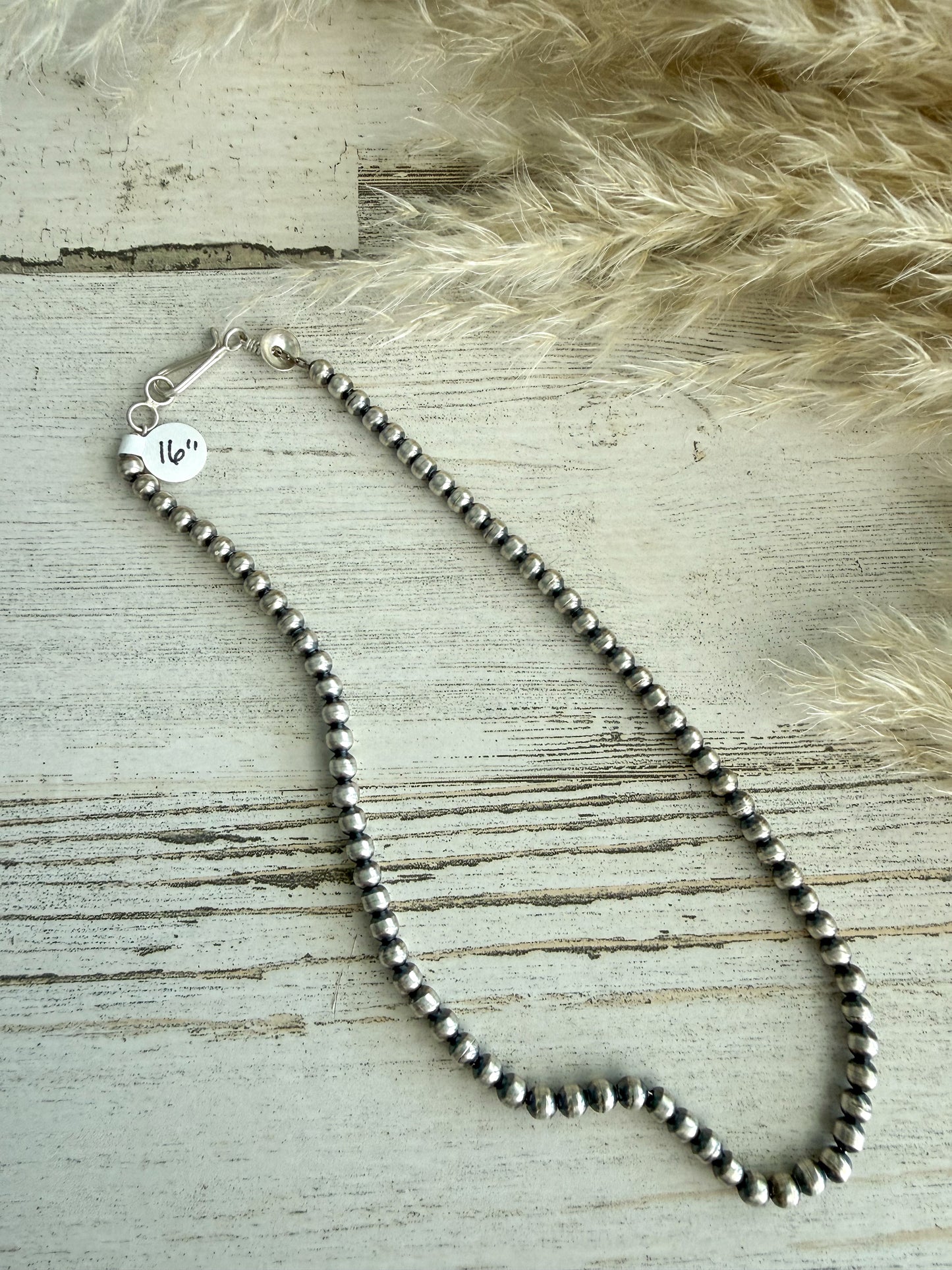 Native American Navajo Pearls 16" 5mm